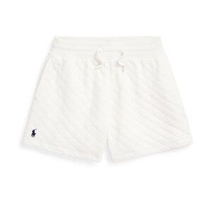Polo Ralph Lauren Little Girls Quilted Cotton Blend Shorts White Size 6